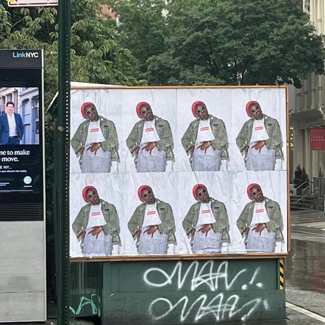 슈프림 안드레 3000포스터 정품 (액자포함) 상품이미지2