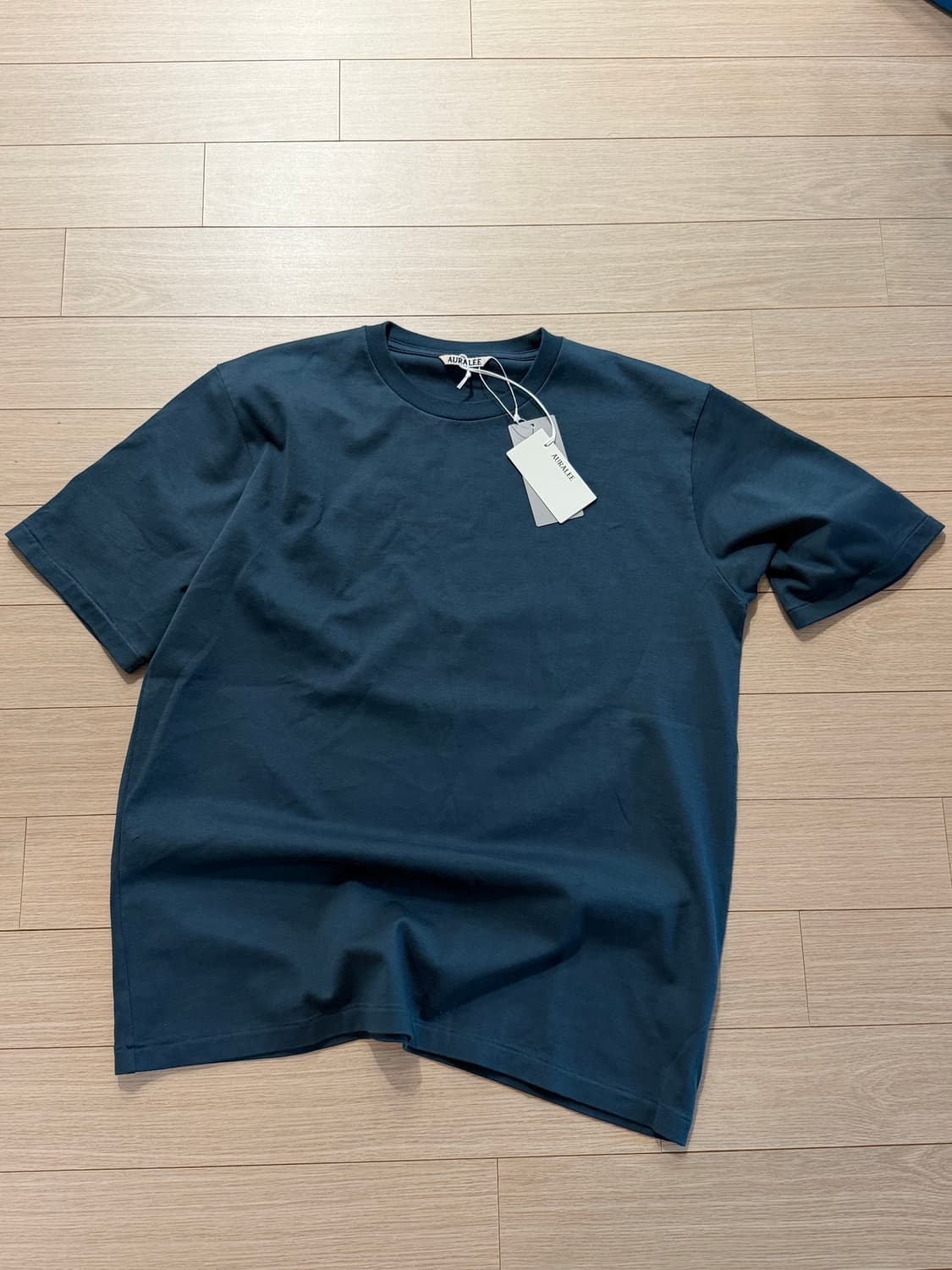 오라리 코튼 반팔티 딥그린 상품이미지1