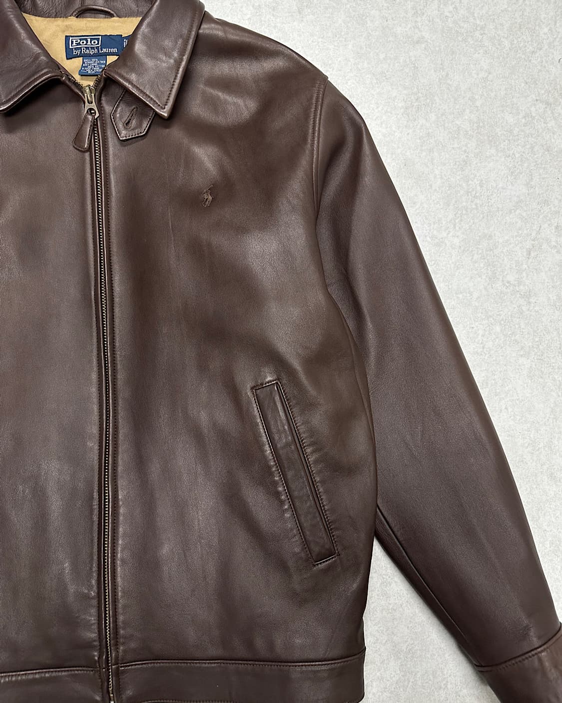 Polo Ralph Lauren Maxwell Brown Leather  상품이미지2