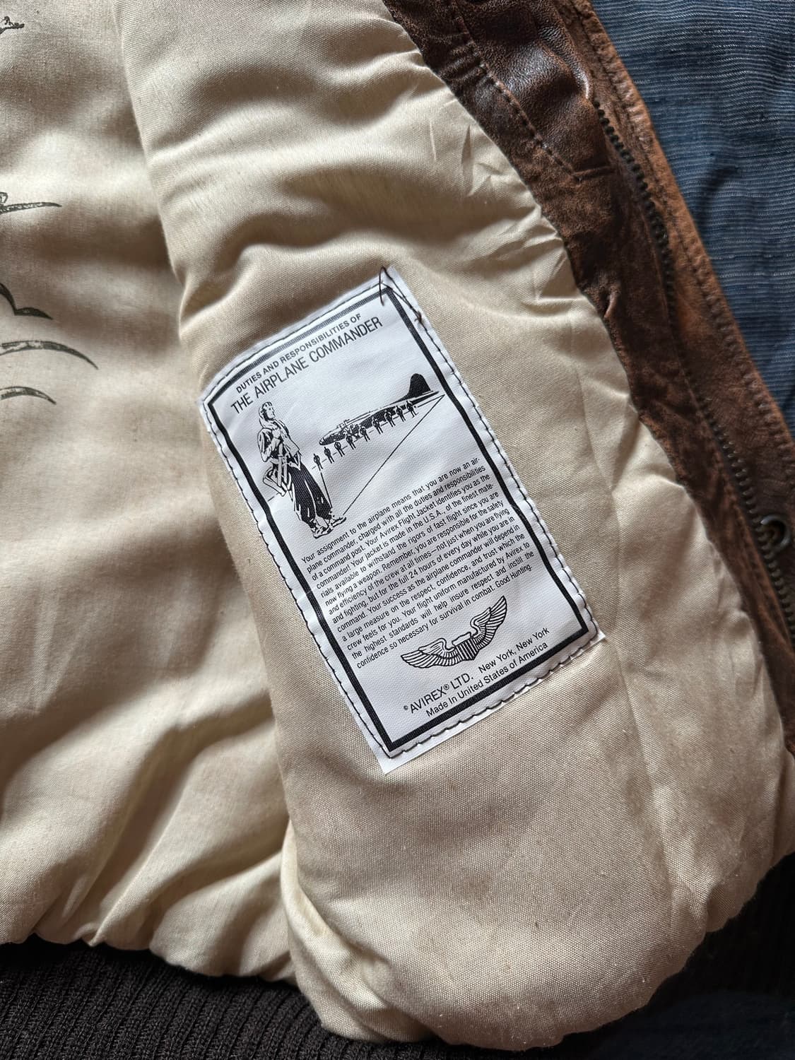 Vintage Avirex B-9 Leather Vest 상품이미지10