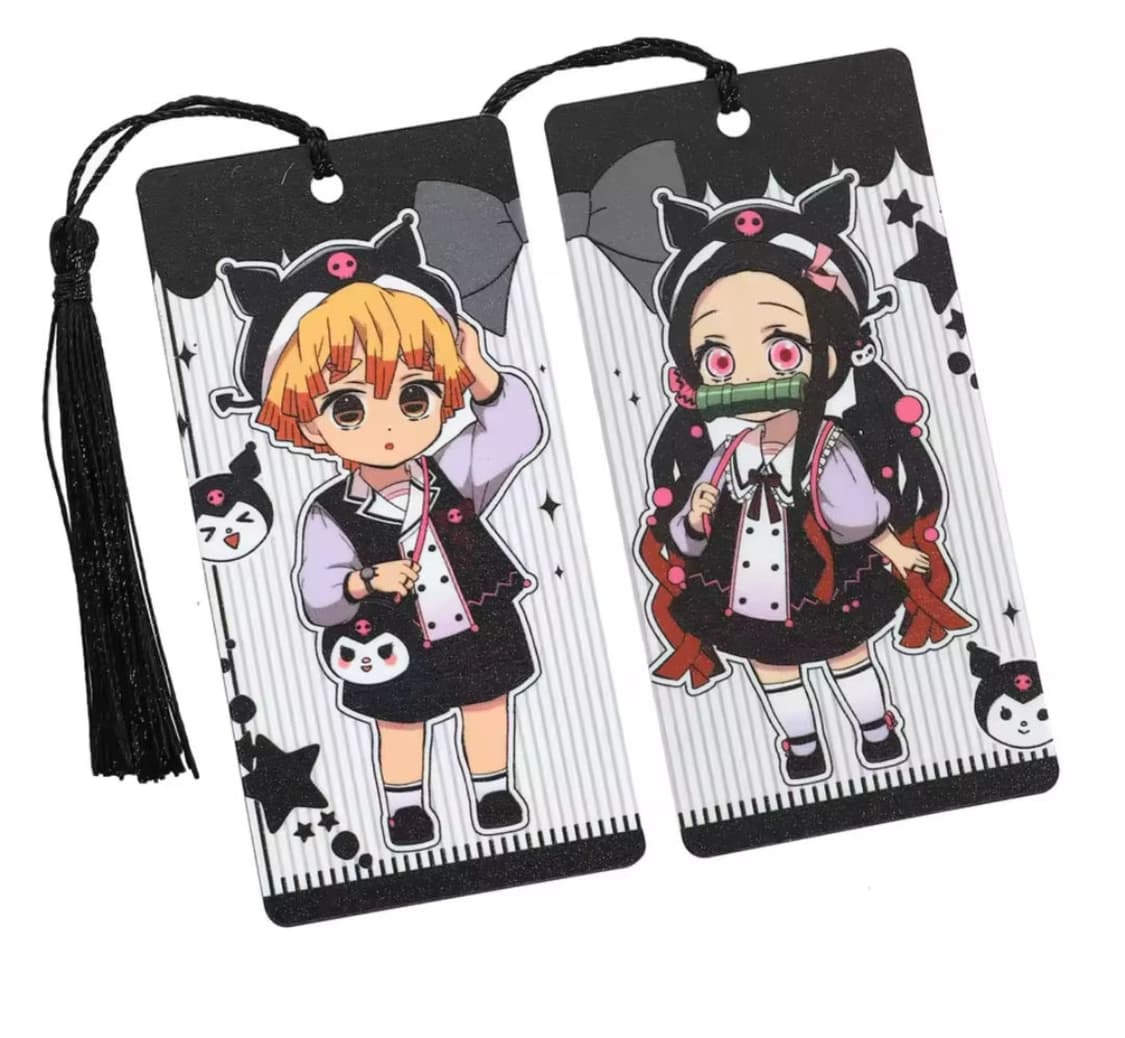 귀멸의칼날 젠이츠 네즈코 커플 책갈피 상품이미지6