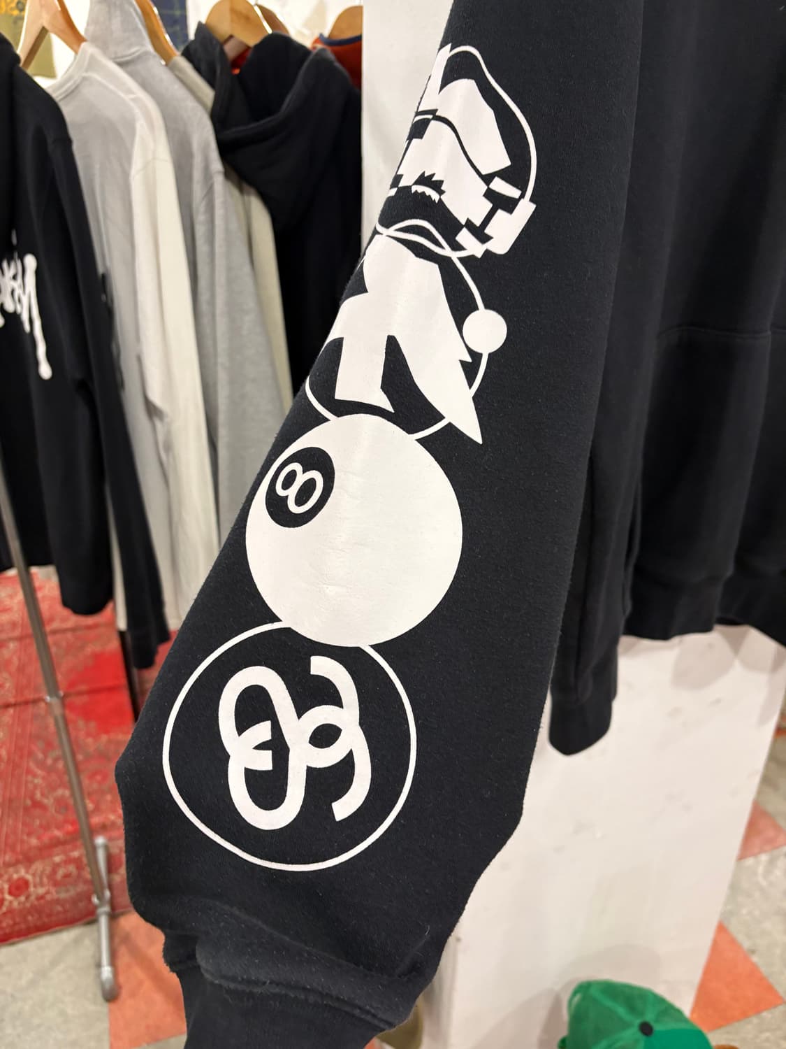 스투시 팔레터링 후디 상품이미지2