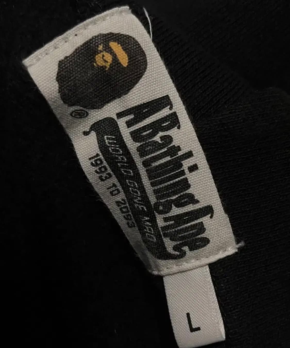 베이프 로고 후드집업 L 상품이미지2