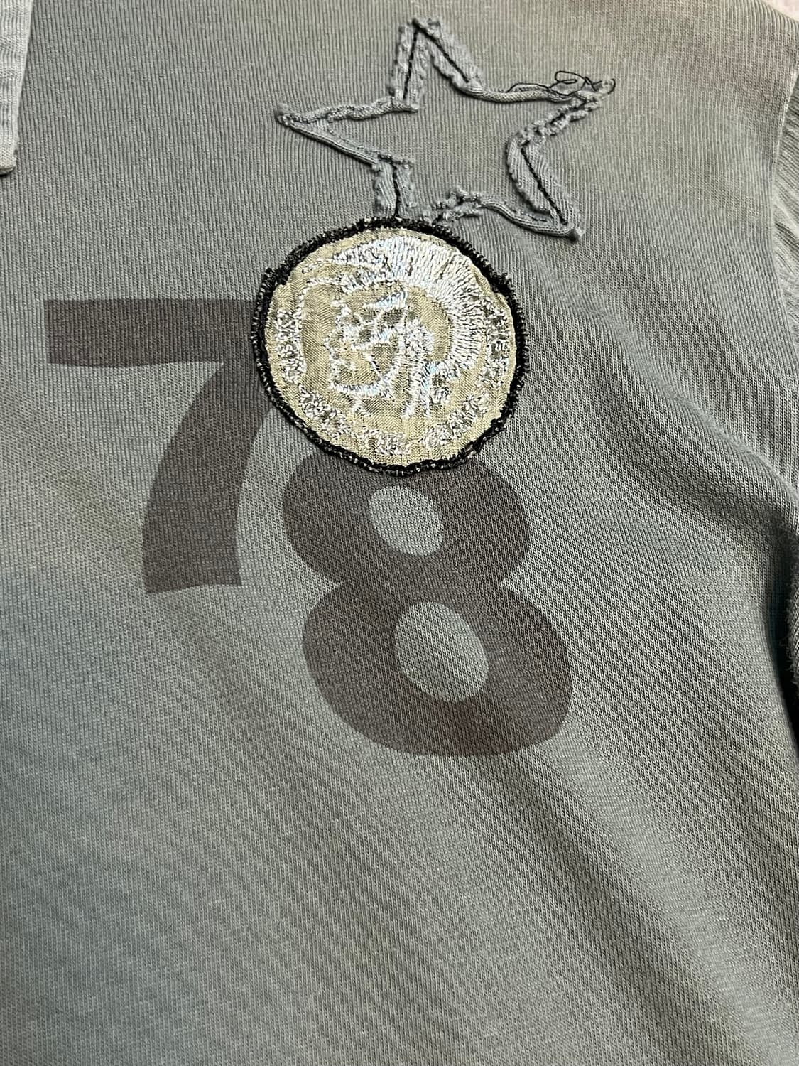 DIESEL 디젤 인디언 벡터로고 헨리넥 카라티셔츠 상품이미지3