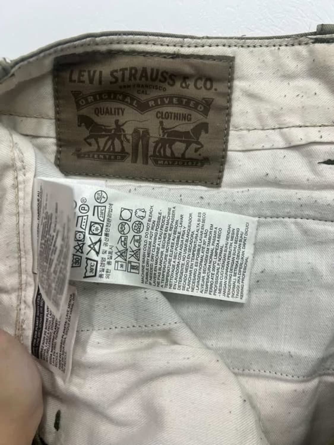 리바이스 카키 카고팬츠 상품이미지3