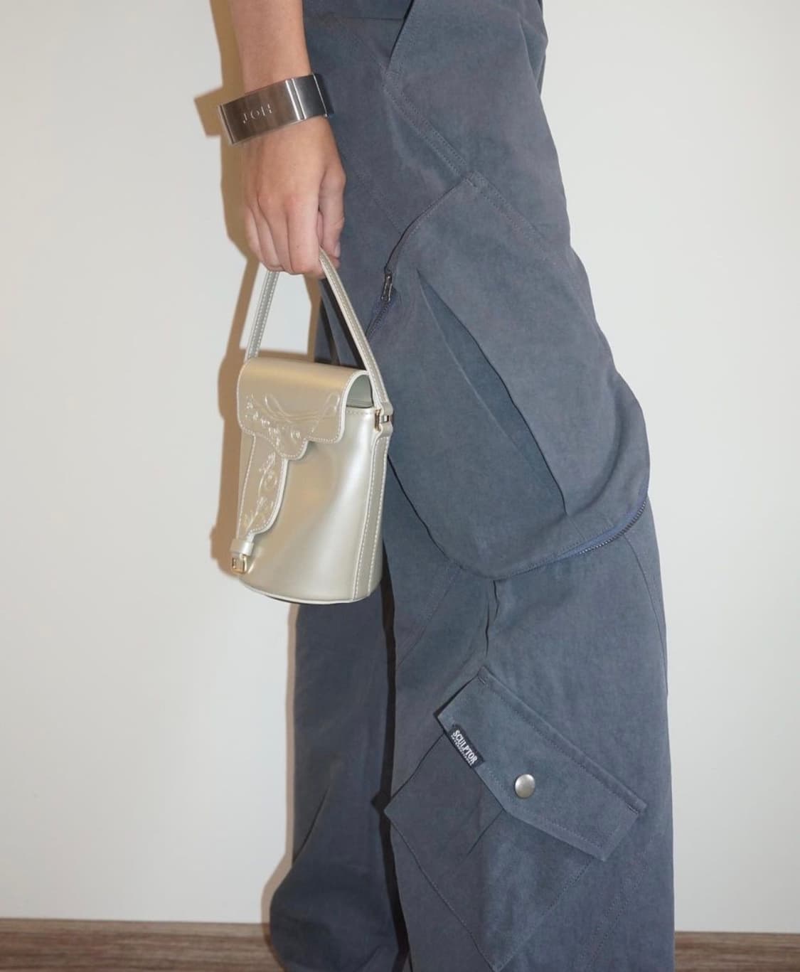 스컬프터 카고팬츠 Washed Cargo Pants Dusty Navy 상품이미지3