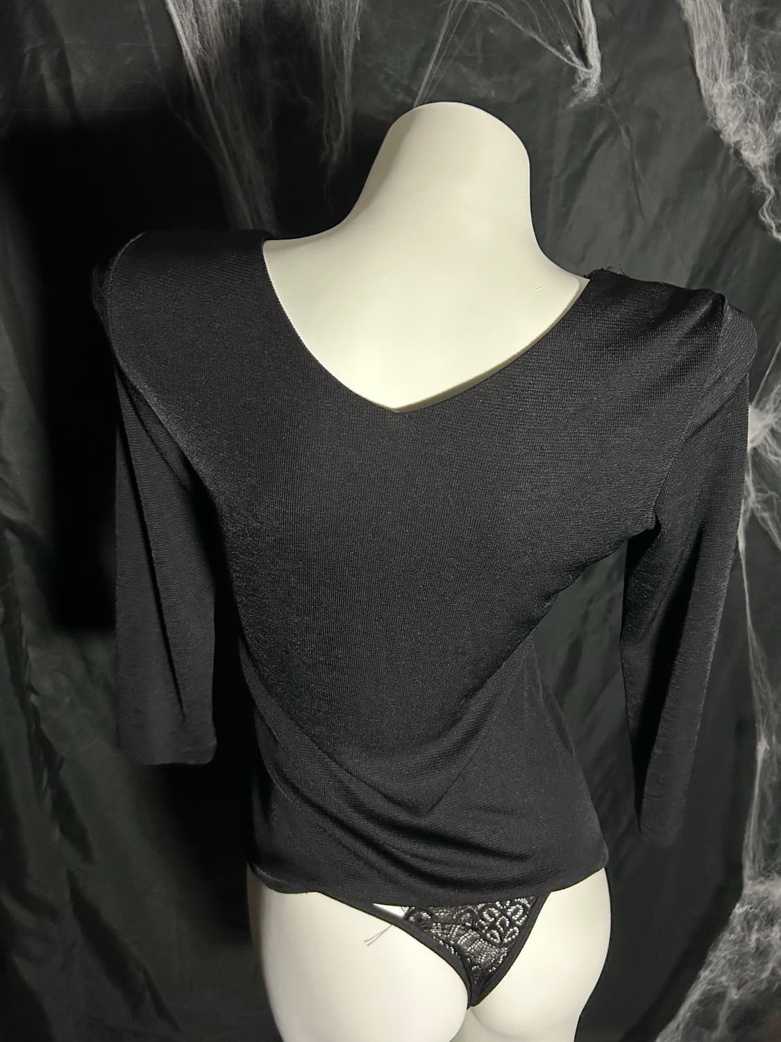black lace fairy eyelet sleeve 상품이미지4