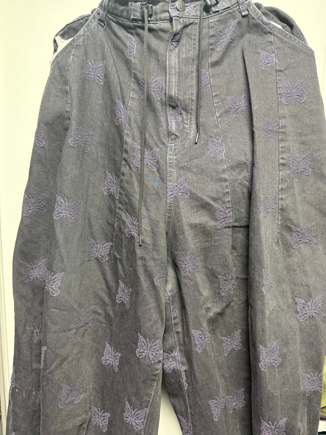 니들스 10온스 데님 빠삐용 hd 팬츠 블랙 상품이미지2