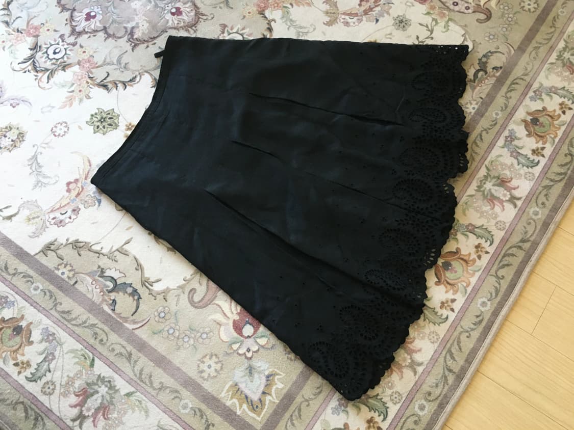 레이스 펀칭 스커트 상품이미지2