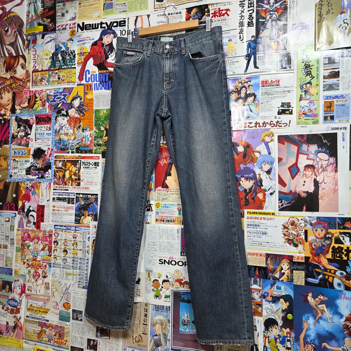 캘빈클라인 중청 워싱 스트레이트 팬츠 상품이미지4