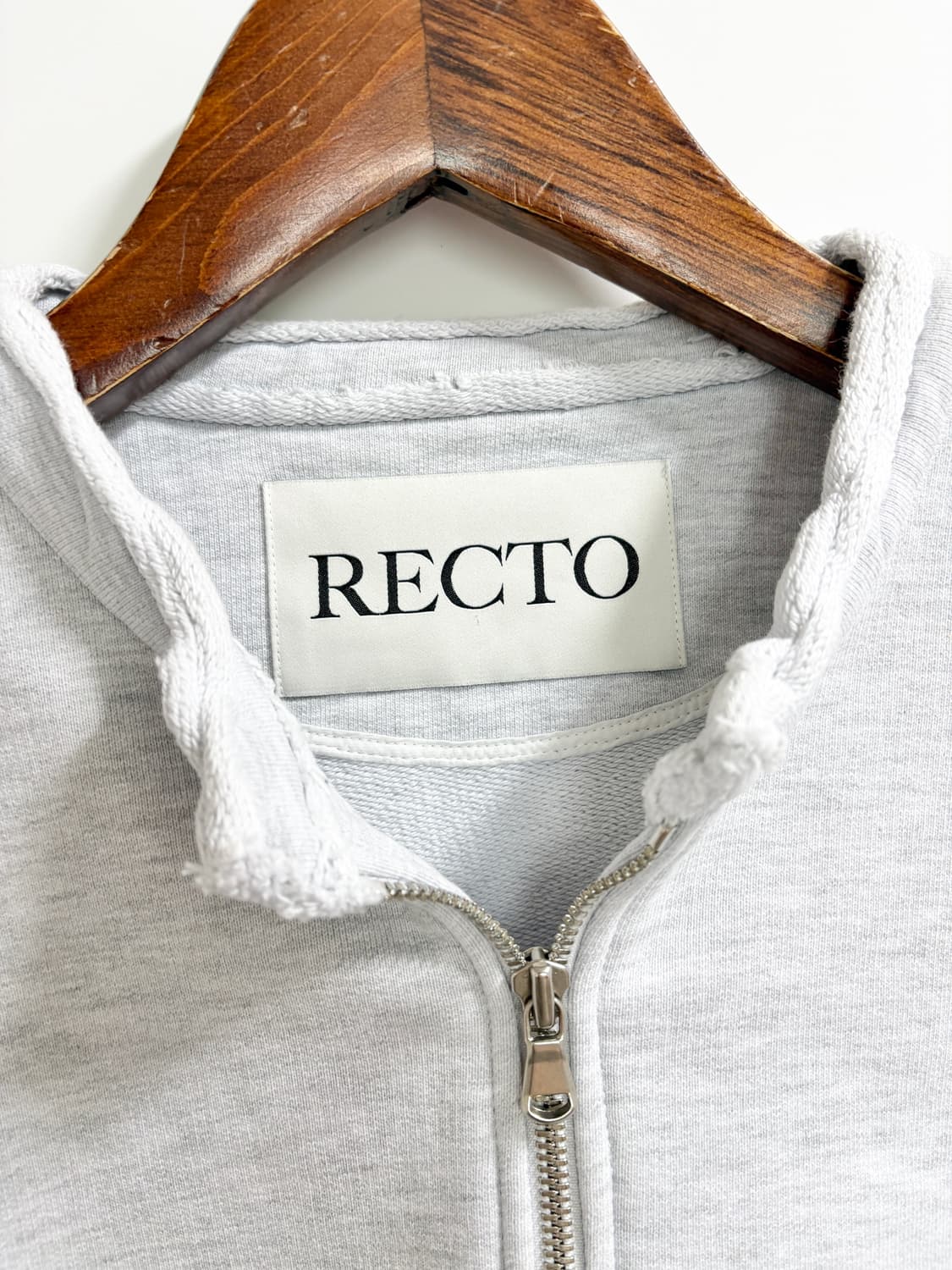 Recto 엣지카라 하프집업 스웨트셔츠 상품이미지2