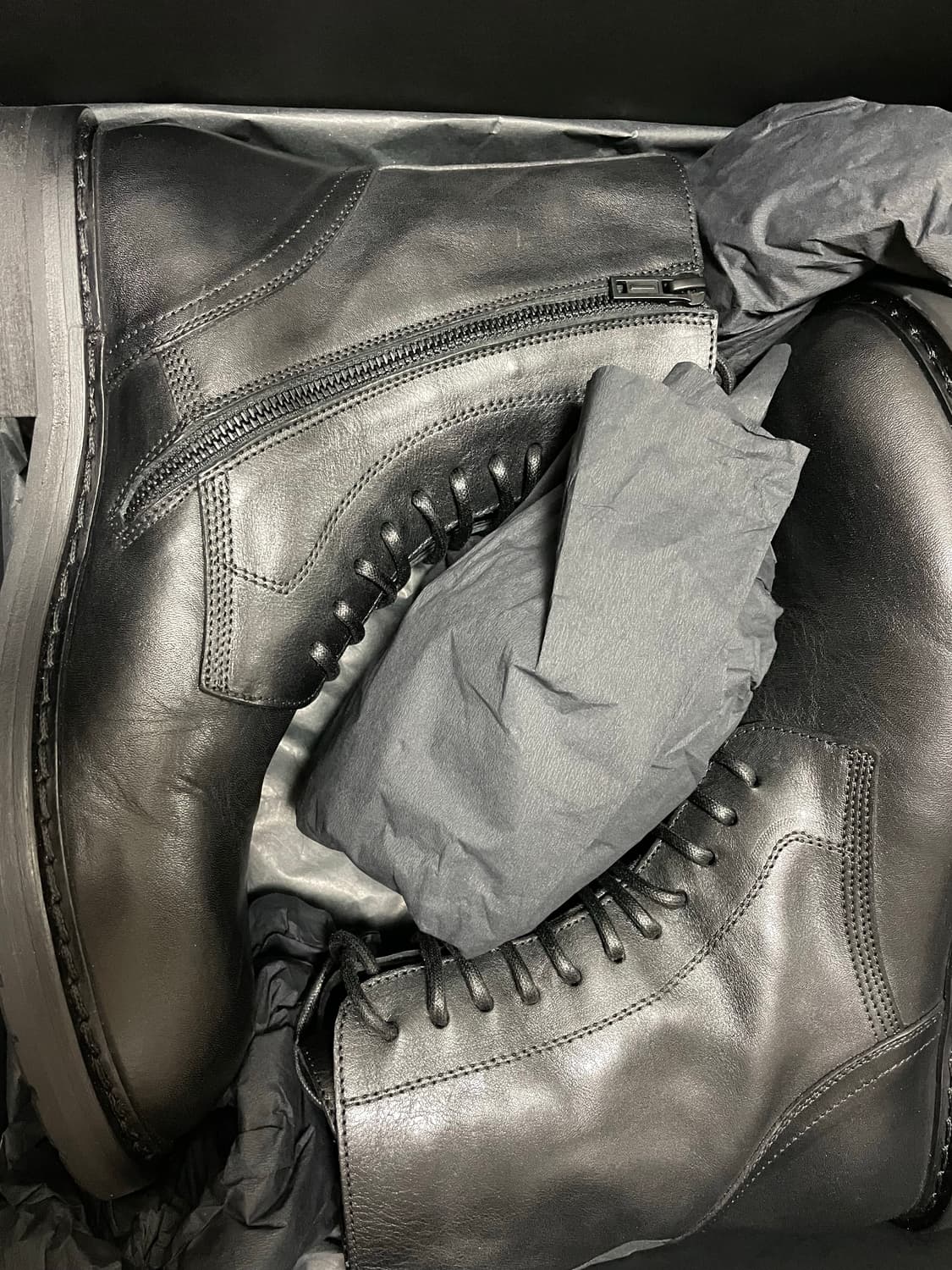 앤 드뮐미스터 블랙 로우 대니 앵클부츠 43사이즈 상품이미지6