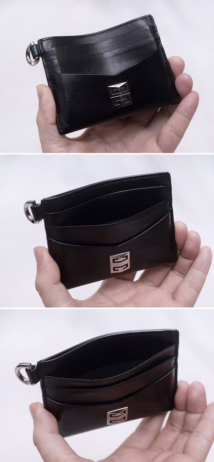 지방시 (GIVENCHY) 4G 메탈로고 은장 블랙 카드지갑 상품이미지6