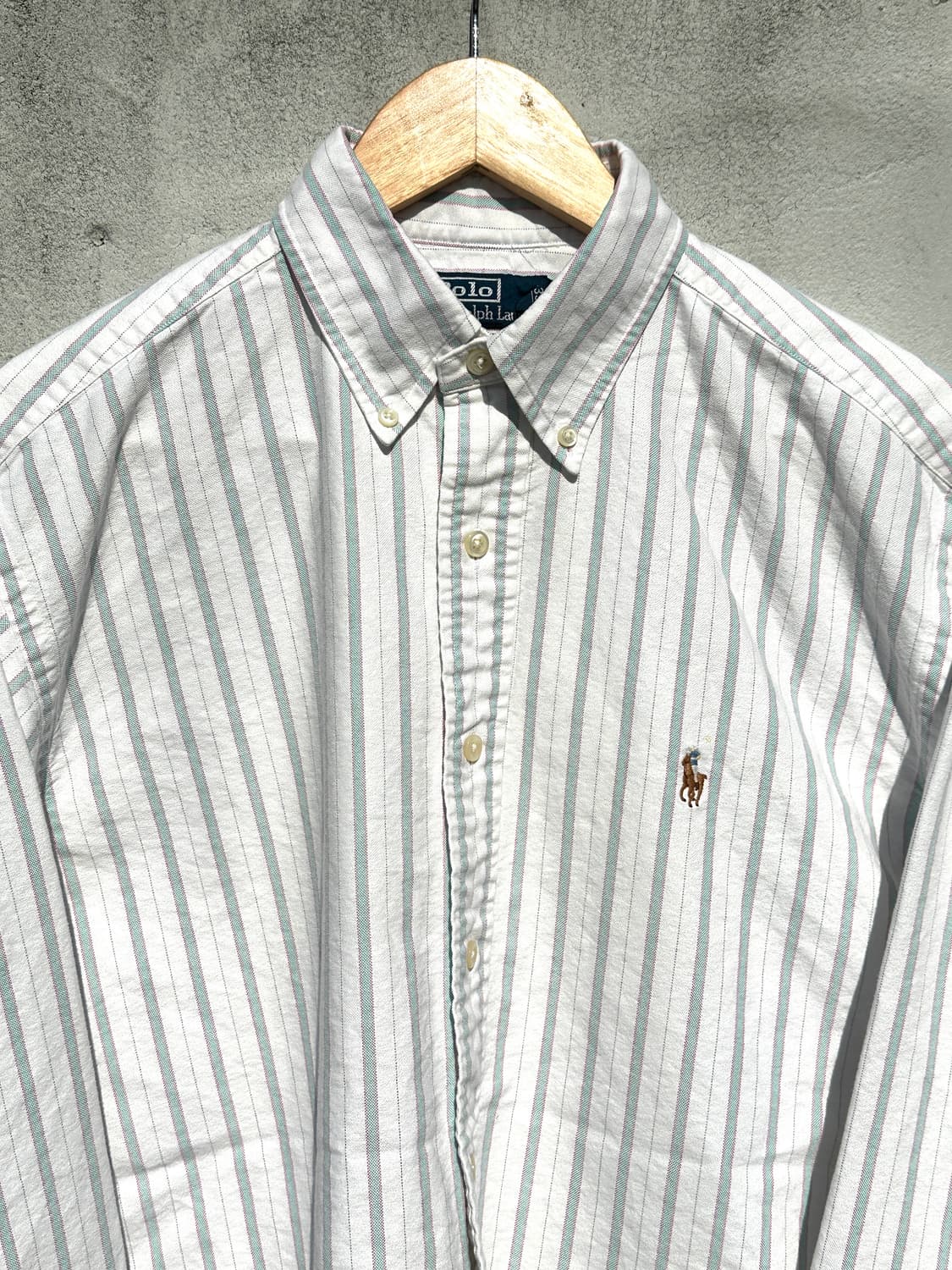 [XL] 폴로 랄프로렌 스트라이프 옥스포드 셔츠 b 상품이미지2