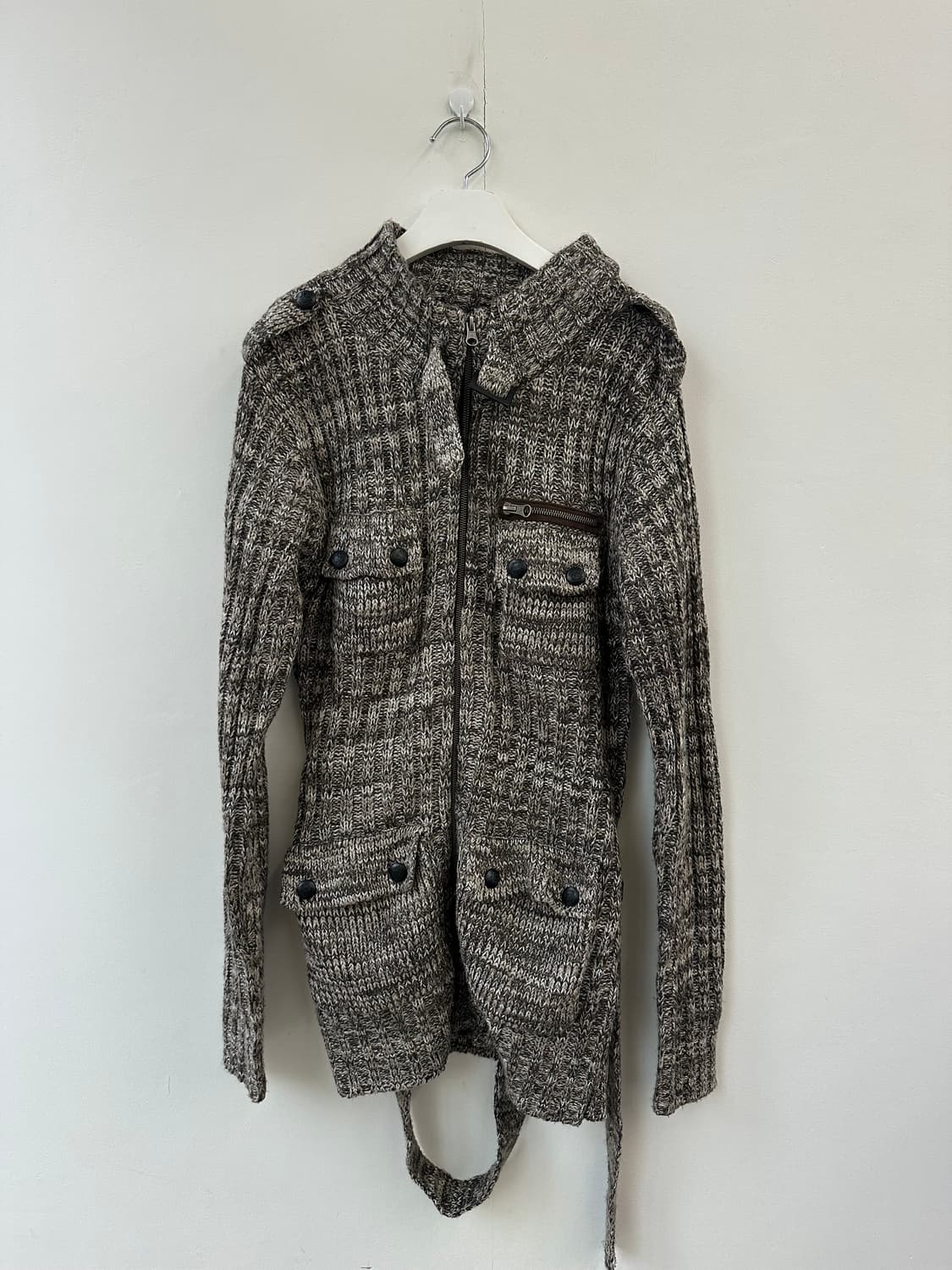 포켓니트집업 pocket knit zipup 상품이미지1