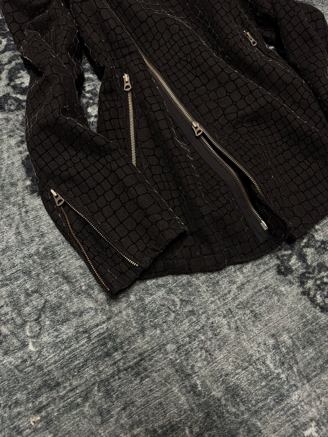 Tornado mart 00s velour rider jacket 상품이미지5