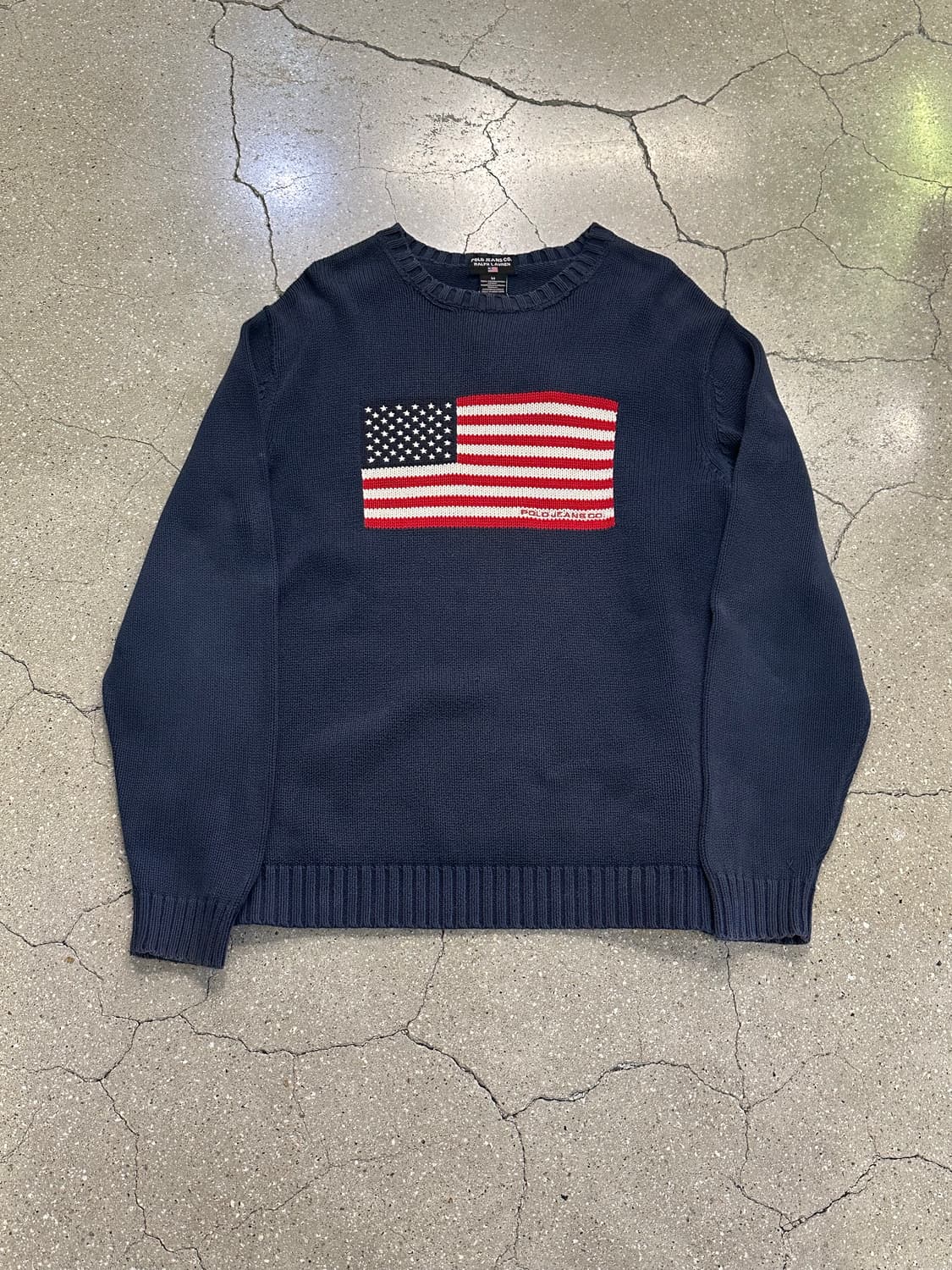 POLO 폴로 네이비 성조기니트 상품이미지3