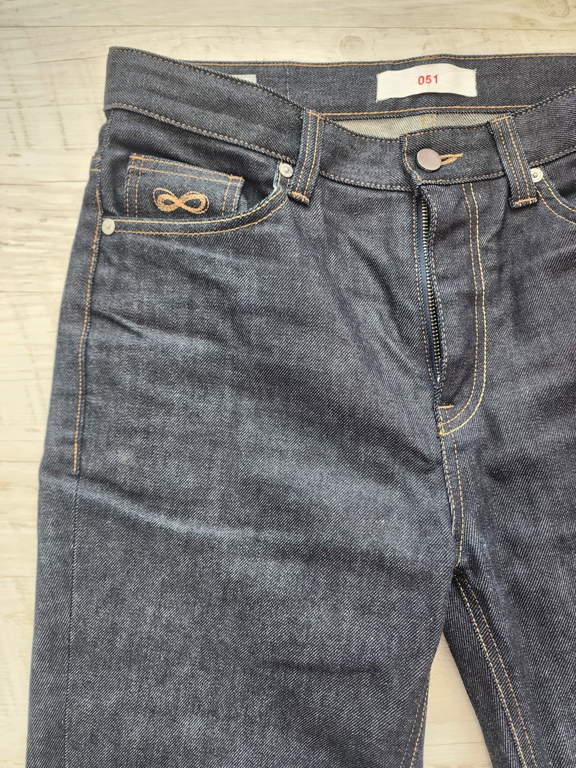 PLAC 플랙 051 데님 팬츠 32사이즈 진청 남자 스트레이트 청바지 상품이미지4