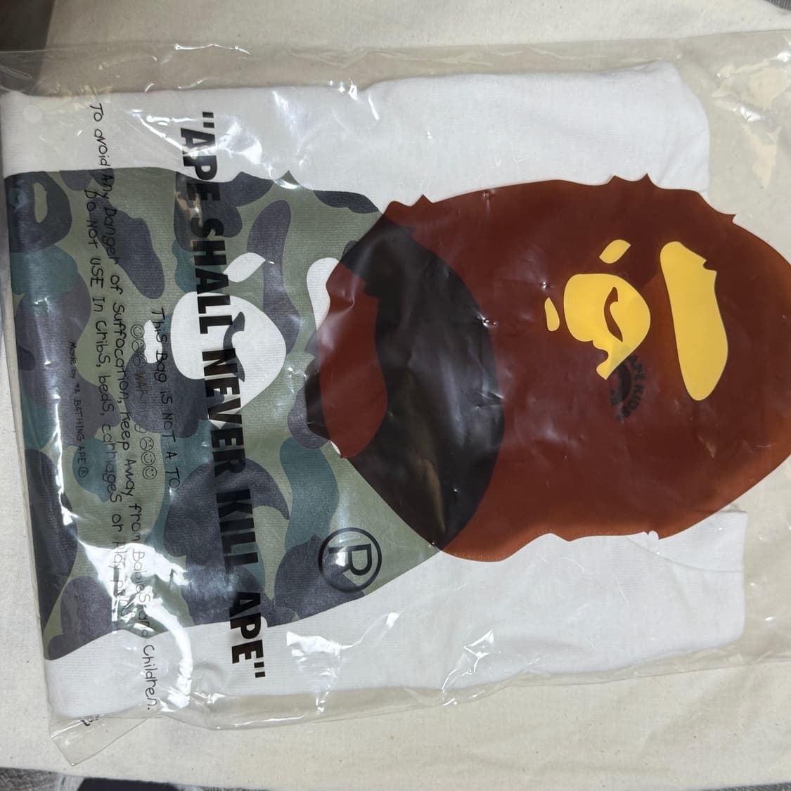 베이프키즈 카모 반팔티 (90사이즈) 상품이미지3