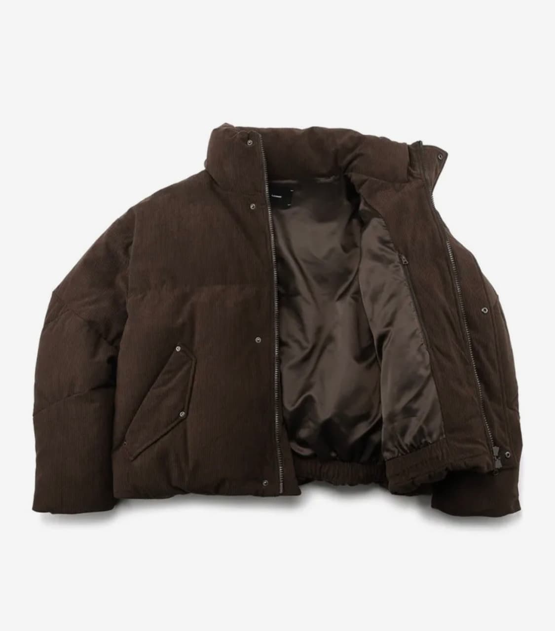 일꼬르소 유러피언 구스다운 코듀로이 패딩 (브라운) 상품이미지5