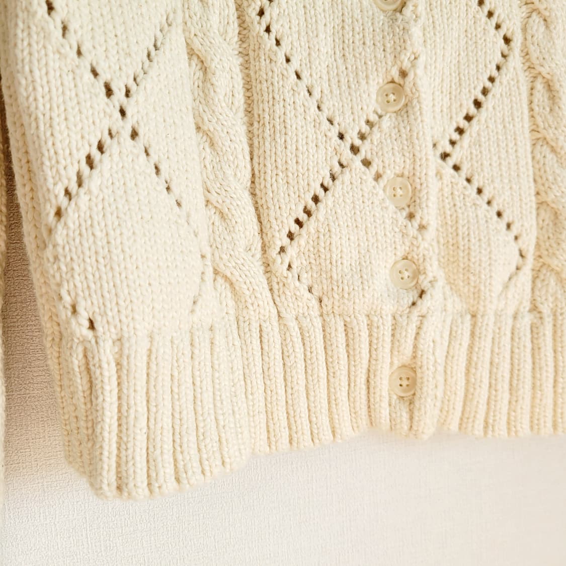 브랜디멜빌 코튼 크롭 니트 가디건 (44-55) 상태최상 상품이미지4