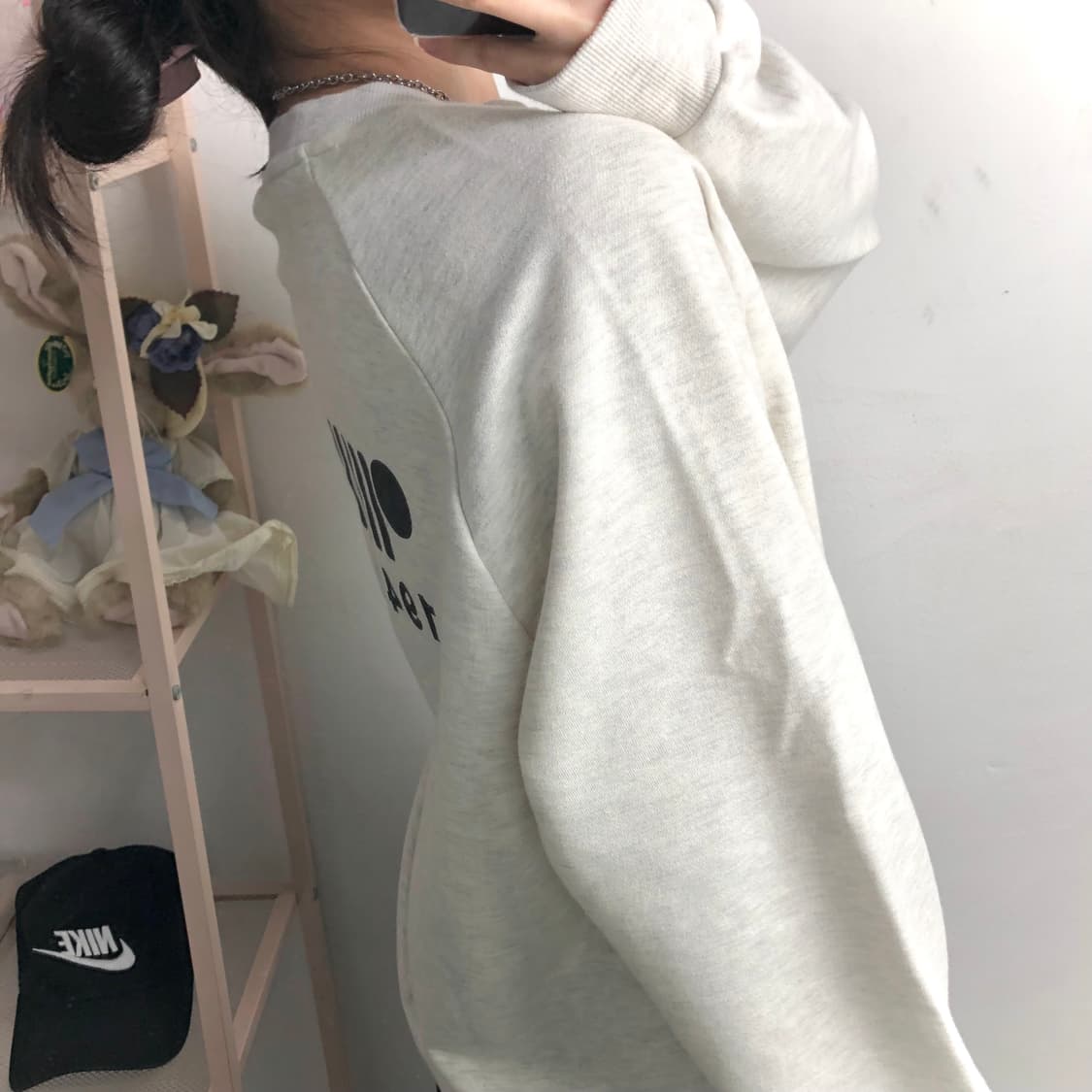 지프 백멜란지 동그리 맨투맨 상품이미지5