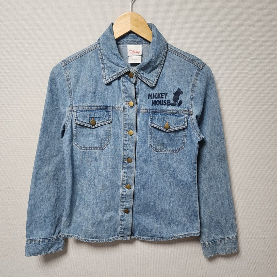 [M] 디즈니 미키마우스 여성 데님 자켓 청남방 상품이미지2