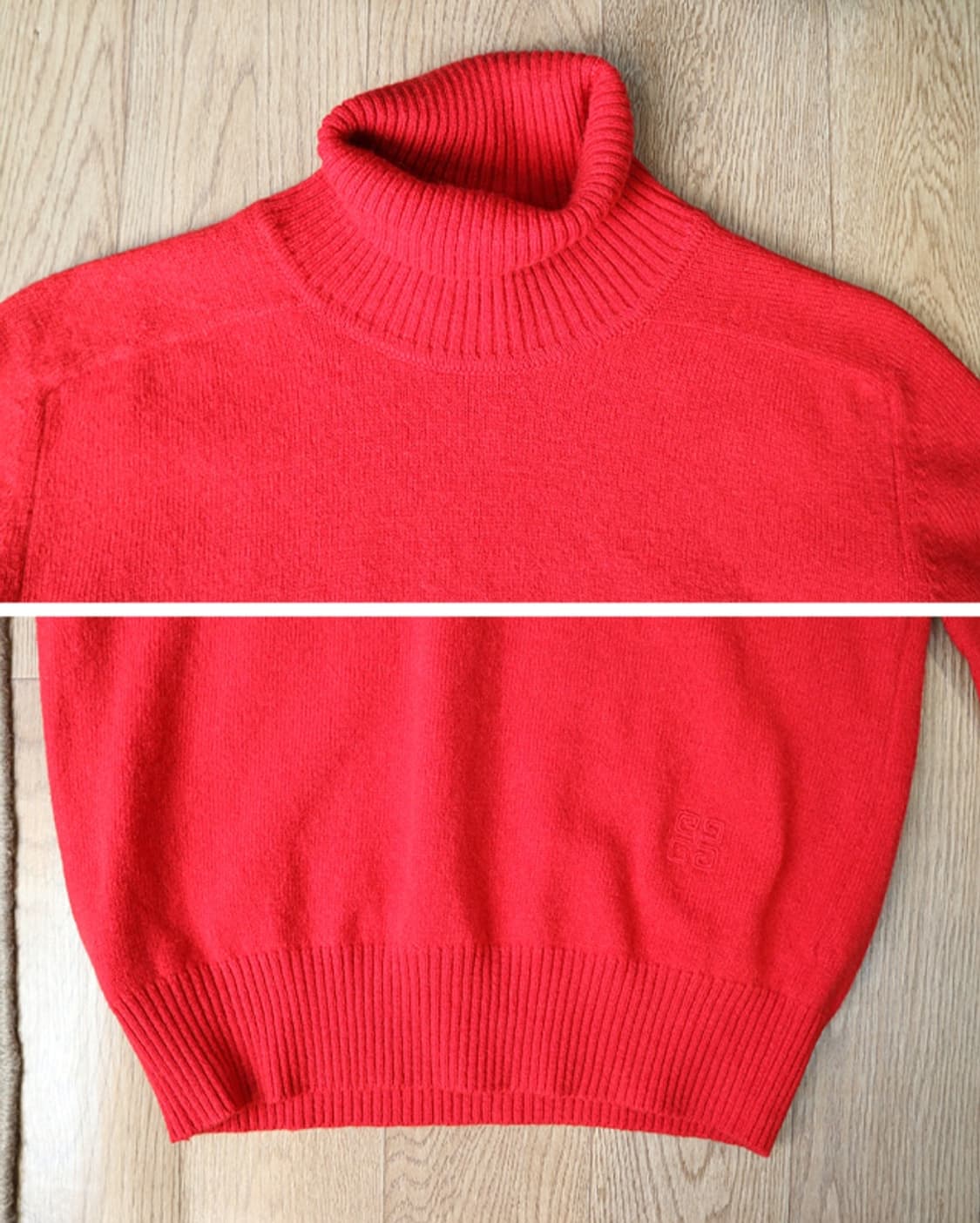 프랑스 메이드 80s givenchy 지방시 맨즈 울 터틀넥 빈티지 니트 상품이미지3