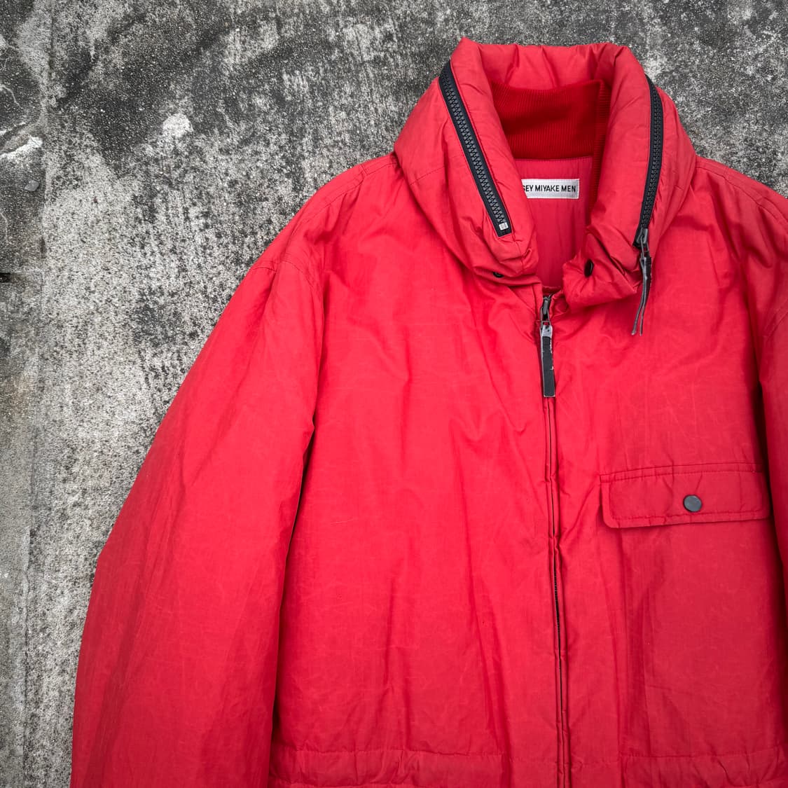 [XXL] 90s Issey Miyake 나일론 다운 파카  상품이미지6