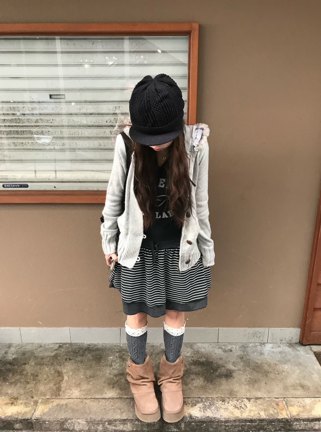 버버리 하트로고 롱슬리브 니혼진 무채색 코디세트 상품이미지2