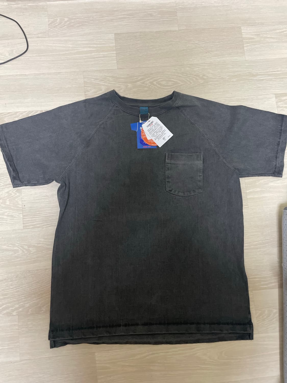 굿온 피그먼트 헤비코튼 블랙 L 상품이미지1