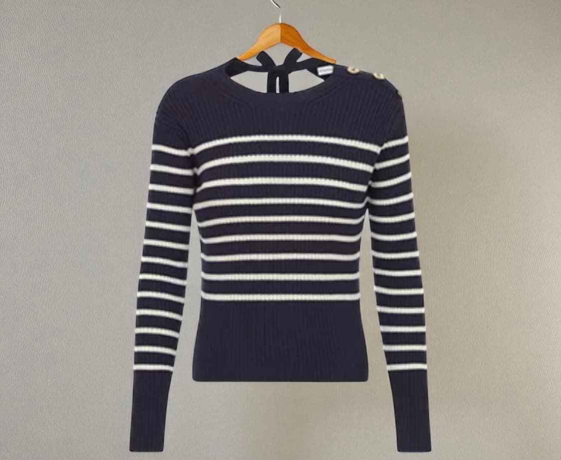 디올 스트라이프 리본 니트 34 상품이미지1