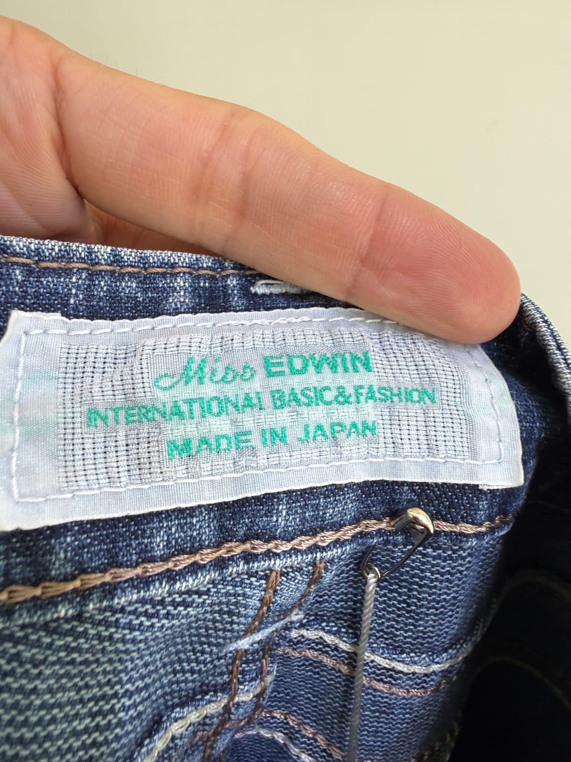 MISS EDWIN (Made in Japan) 부츠컷 데님 팬츠  상품이미지6