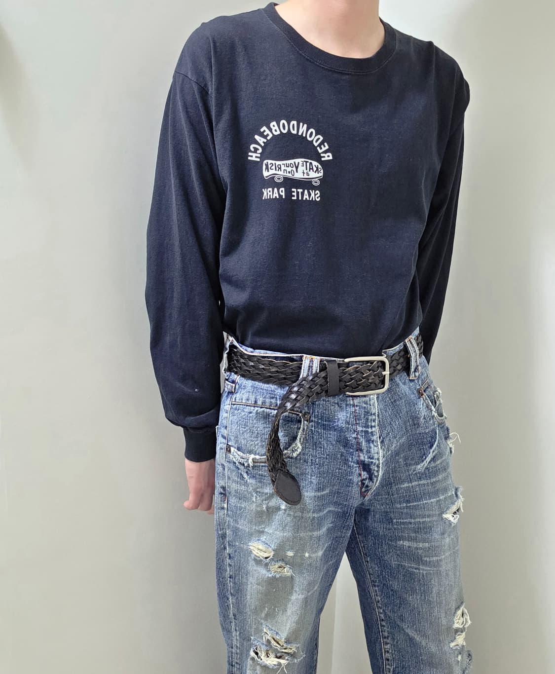 길단 스케이트 크루 롱 슬리브 티셔츠 상품이미지1