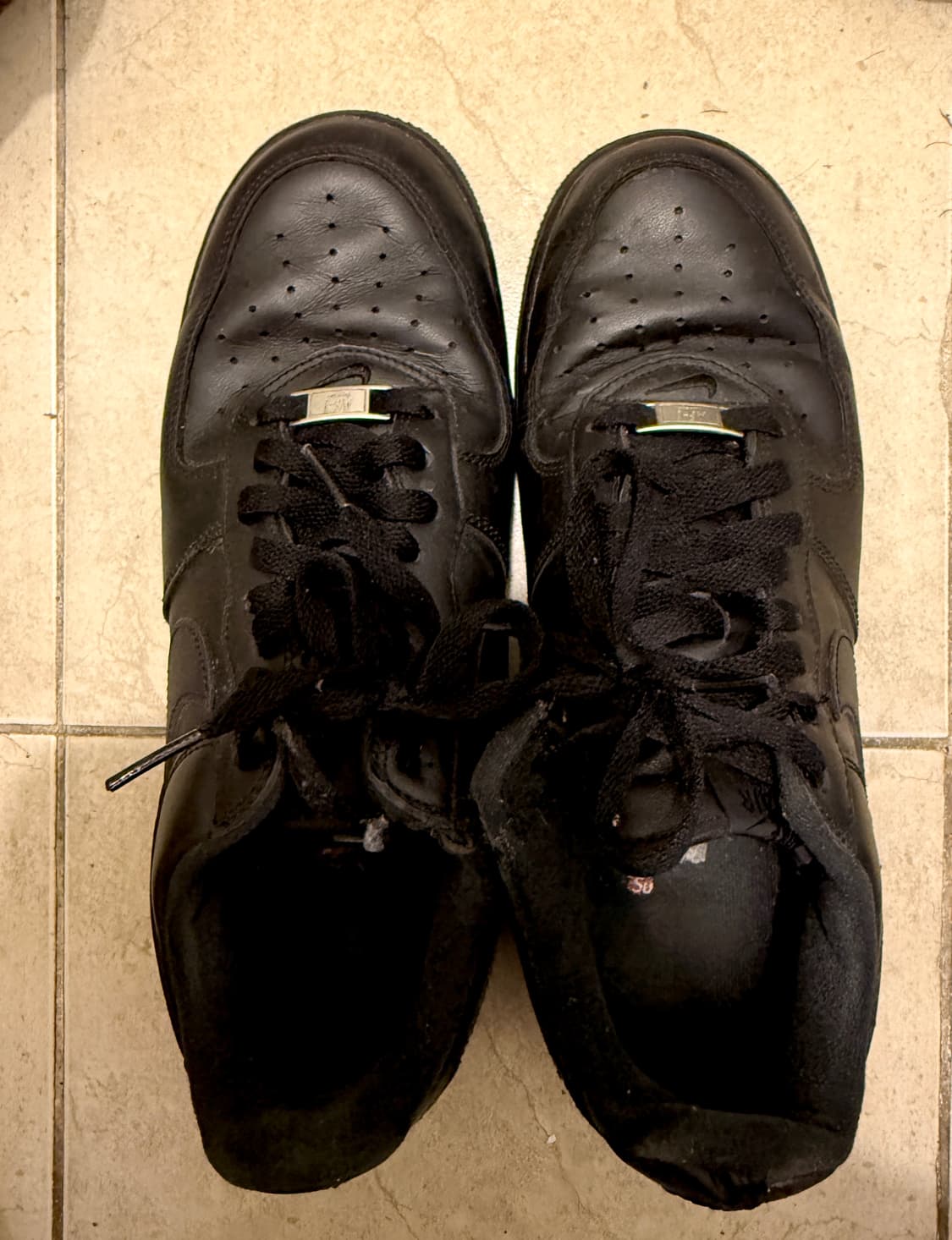 슈프림 나이키 에어포스1 블랙 275 상품이미지2