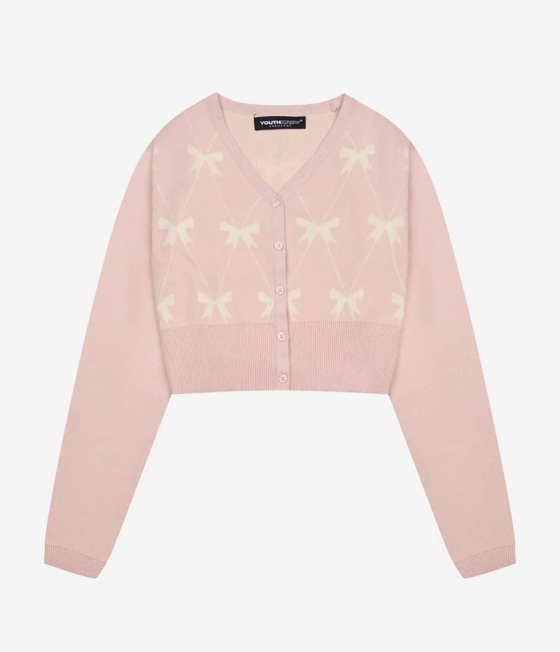 유스크루 YK 앨리스 세트-핑크 / 가디건+치마 세트 셋업 상품이미지2