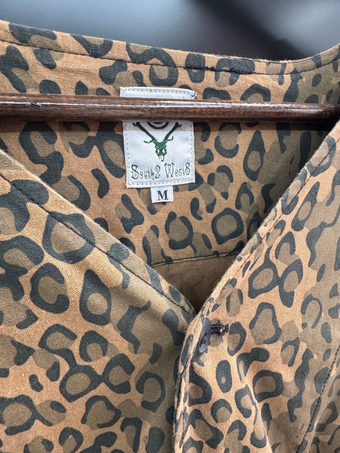 남이서팔 레오파드 긴팔 아미셔츠 상품이미지3