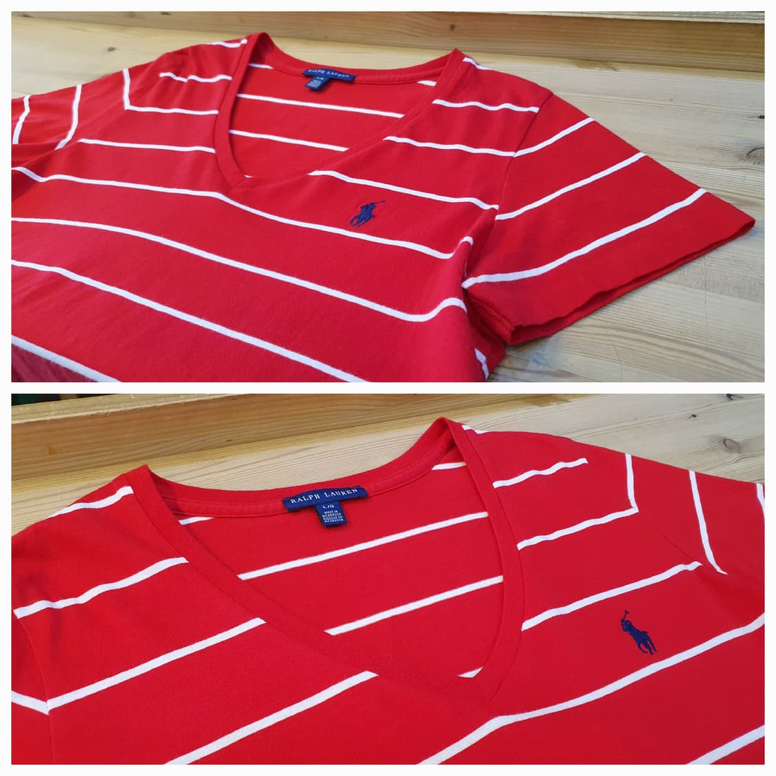 66.폴로 브이넥 반팔티  상품이미지3