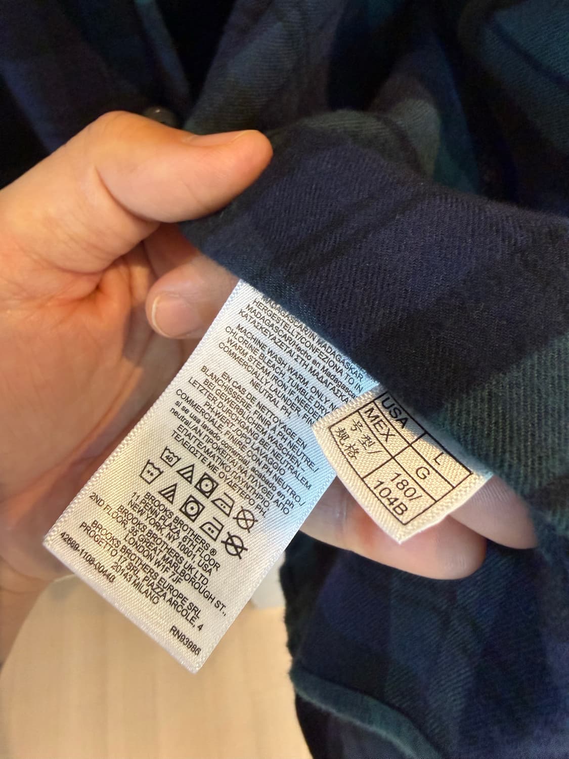 브룩스브라더스 데님, 블랙워치 상품이미지5