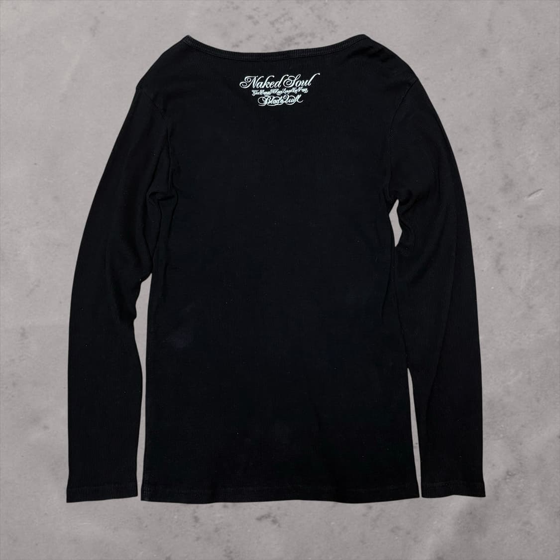 00s Y2K Style Black Long Sleeve 상품이미지4