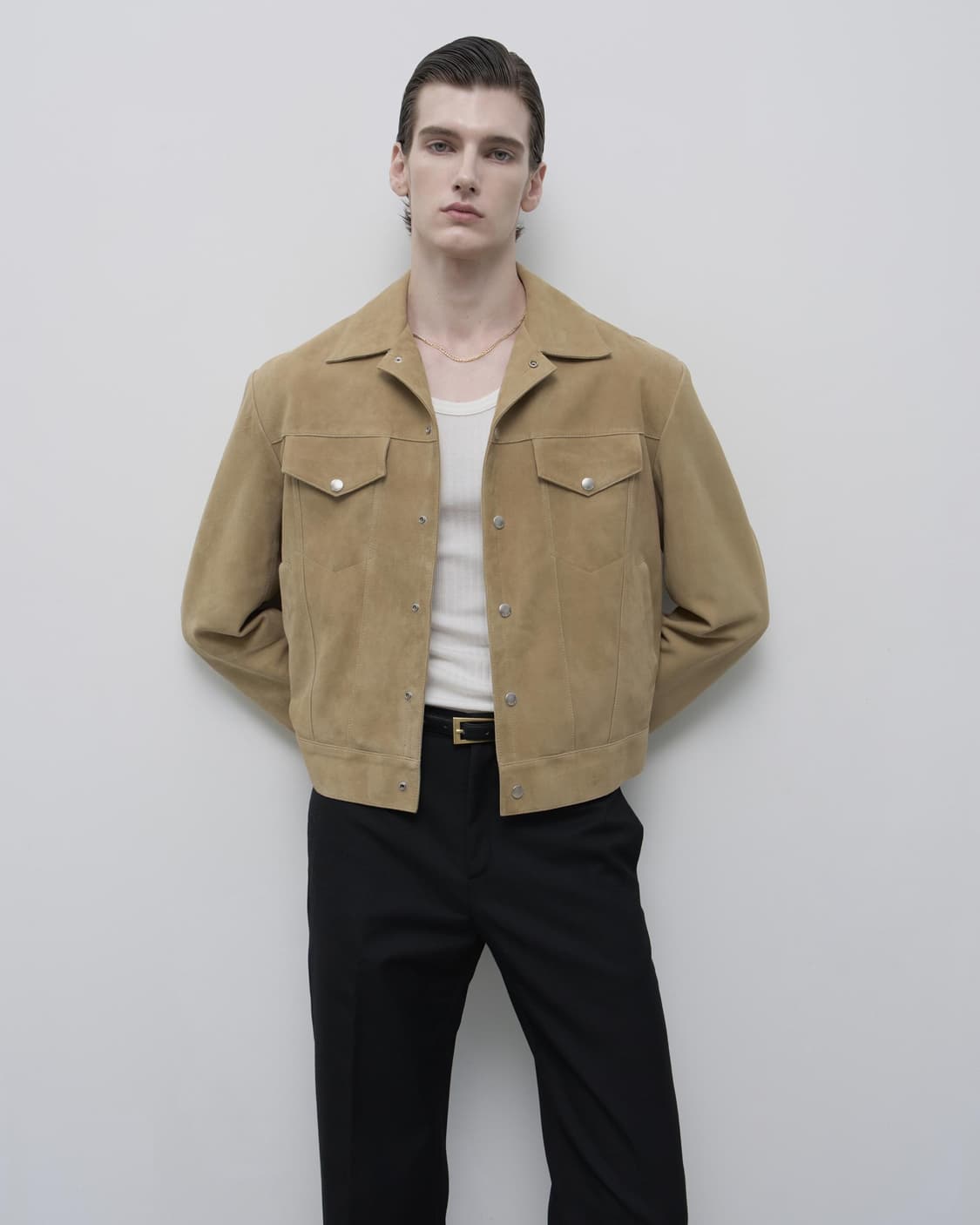 세비지 스웨이드 트러커 자켓 M 상품이미지1