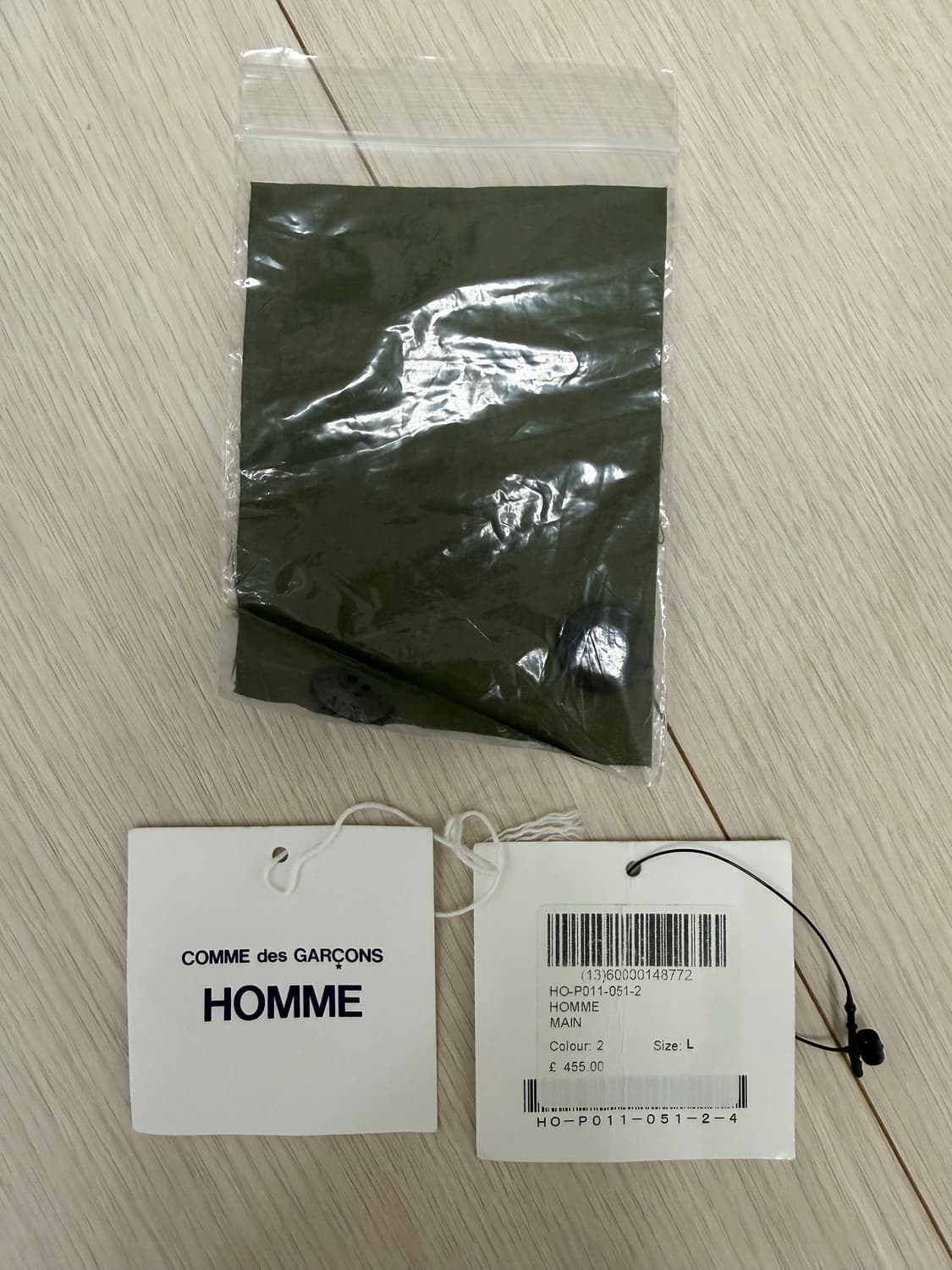 꼼대가르송 옴므 코튼 카고 팬츠 상품이미지6