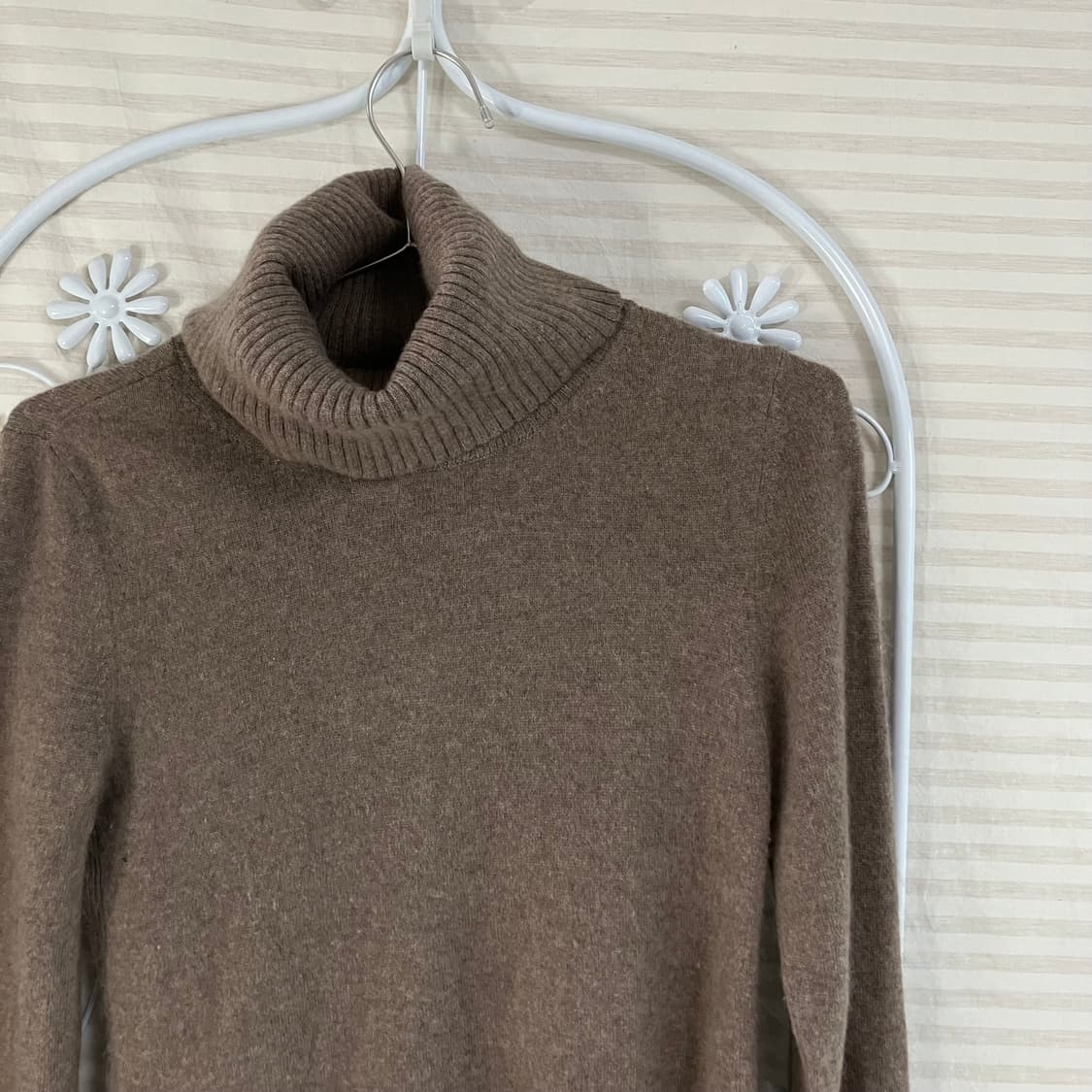 빈티지 캐시미어 초코 브라운 폴라 니트 826 y2k 스트릿 모리 갸루 상품이미지3