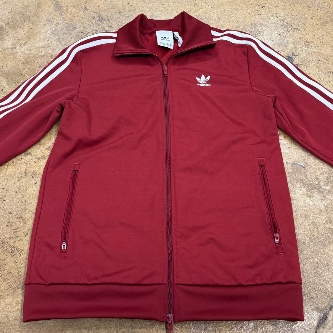 아디다스 버건디 투웨이 베켄바우어 져지 트랙탑 상품이미지3