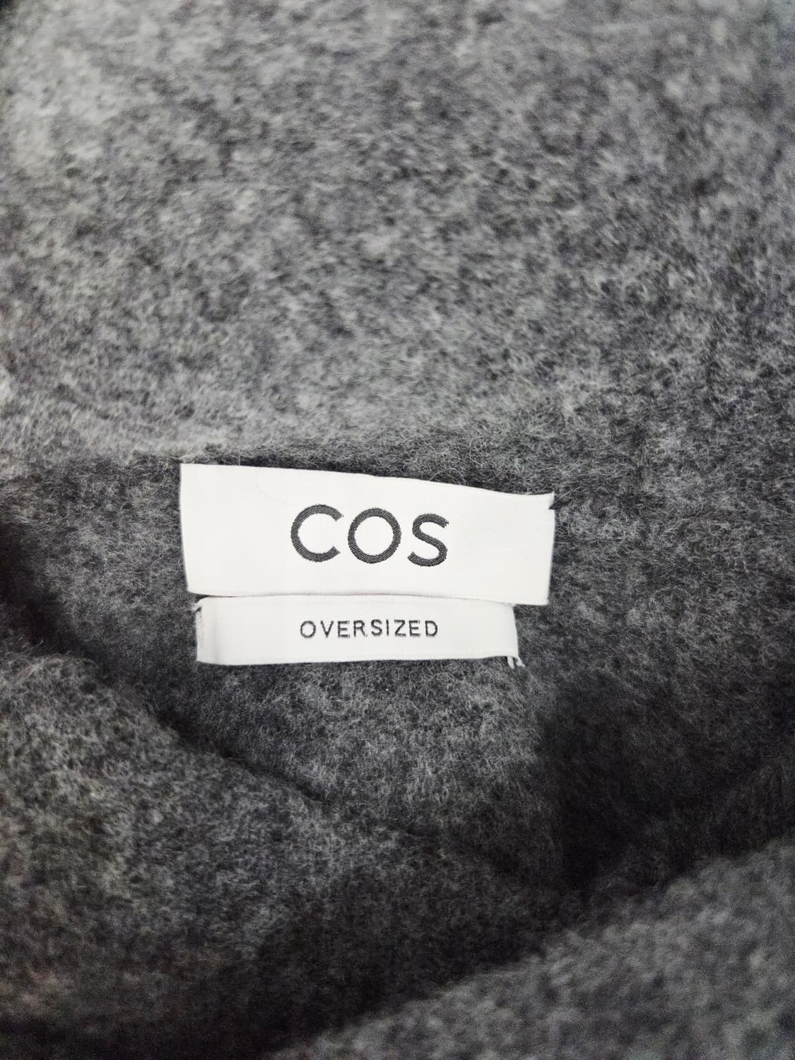 COS 코스 오버사이즈 야크 울 혼방 후드 니트 상품이미지7