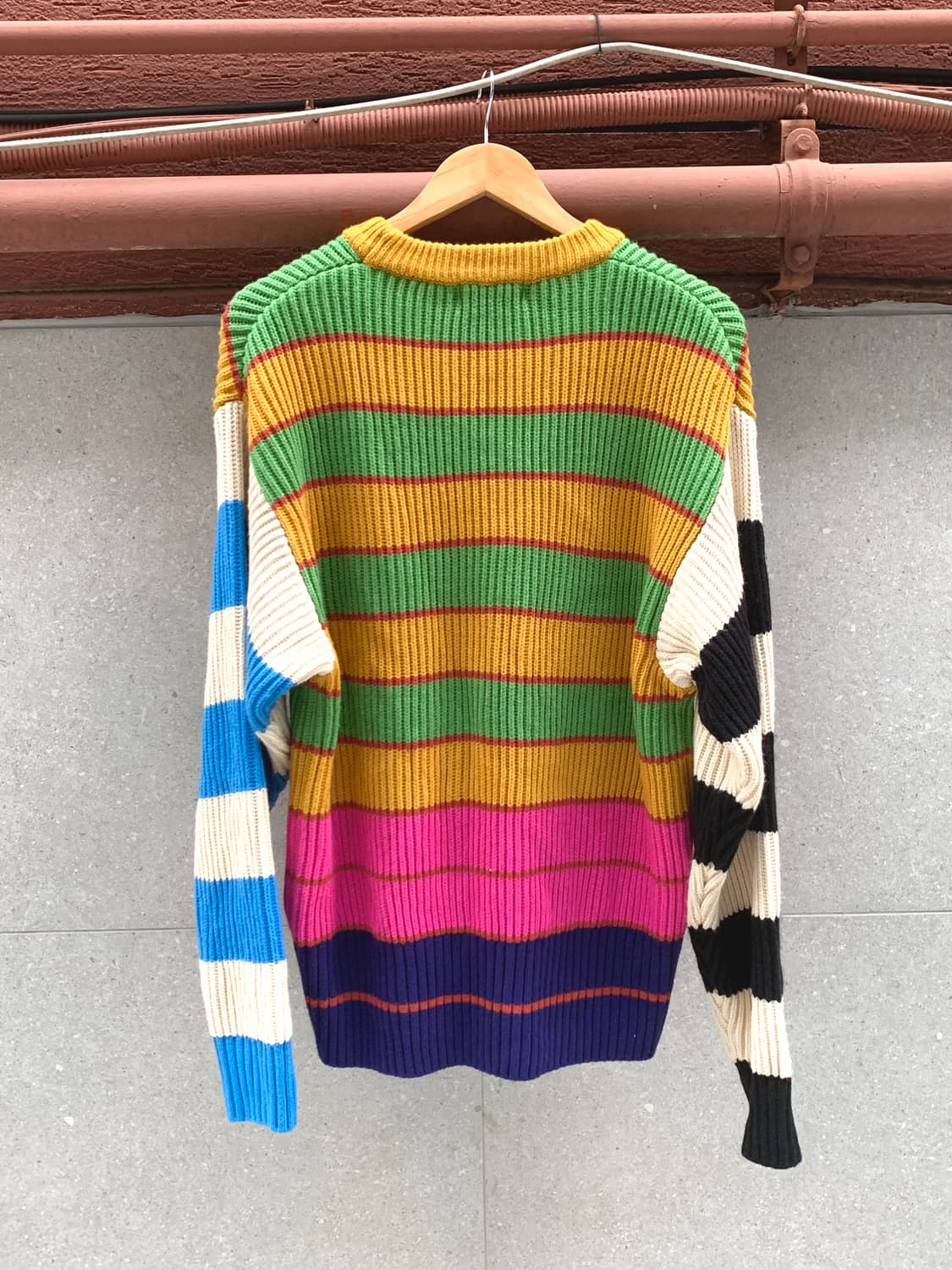 멀티 컬러 스트라이프 니트 상품이미지8