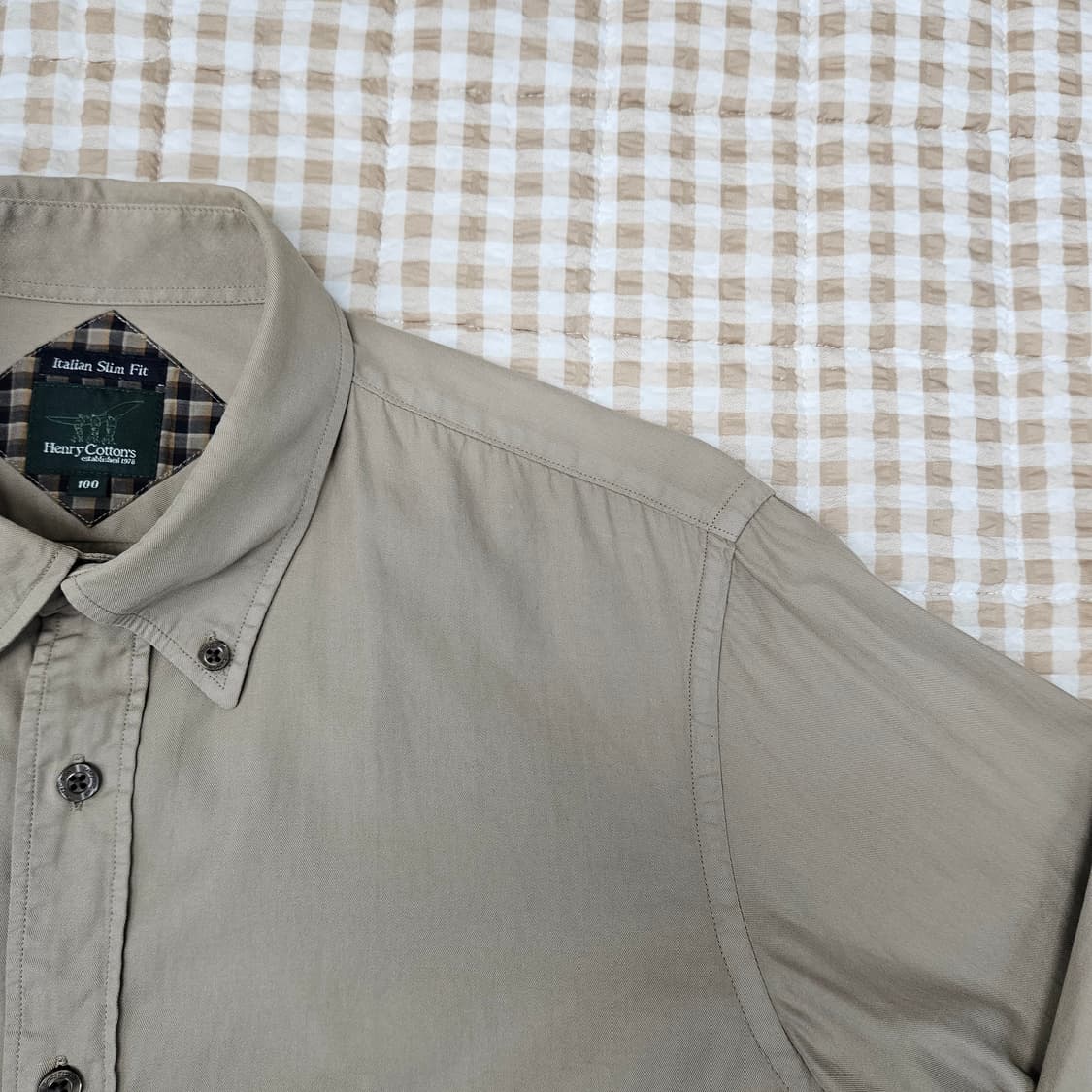 헨리코튼 긴소매 셔츠 남자100 상품이미지3