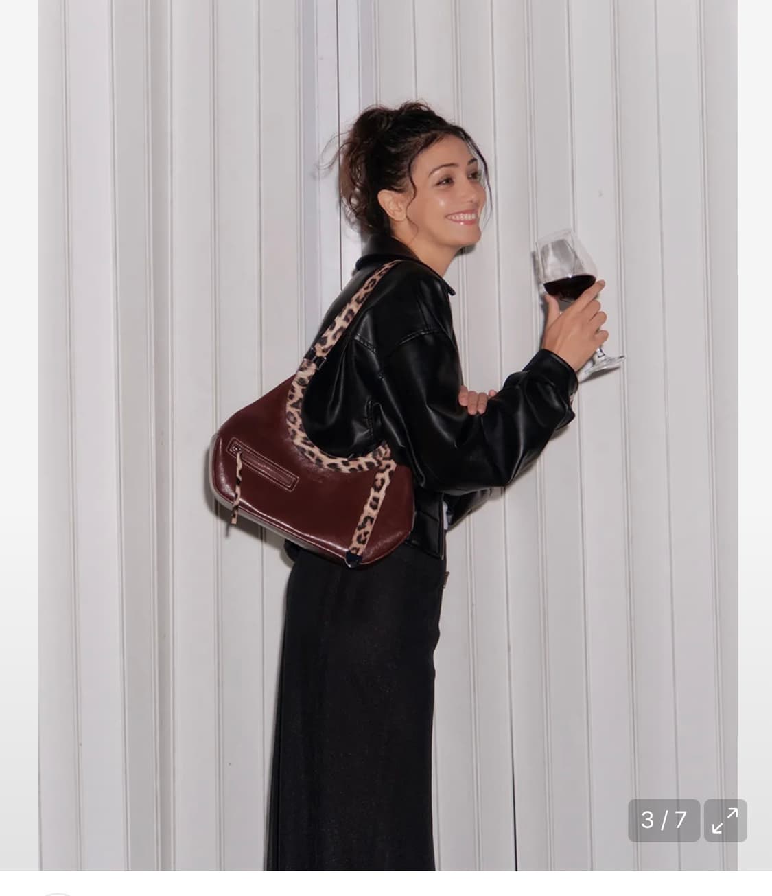 히에타 마야백 와인 레오파드(단종) 상품이미지1