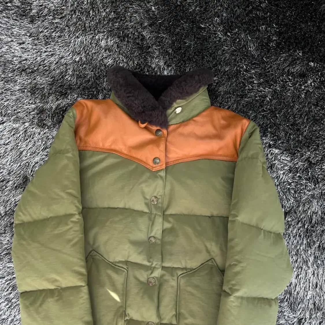 펜필드 양털 가죽 오리털 패딩 (주니어 140-150추천) 상품이미지2