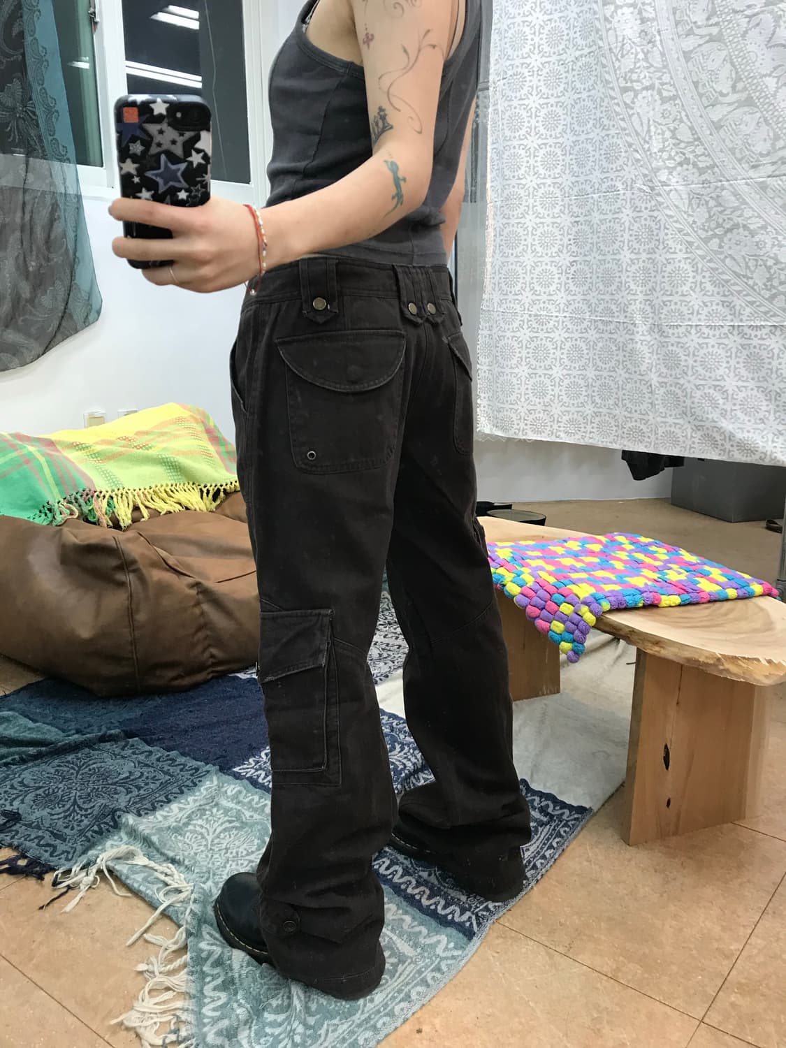 빈티지 브라운 포켓 카고팬츠  상품이미지2